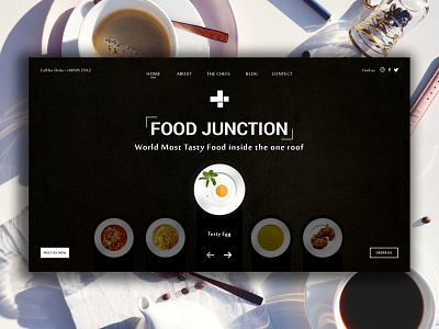 Web Temp Food Side apps design illustration template ui ux design uiux ux webtemplate