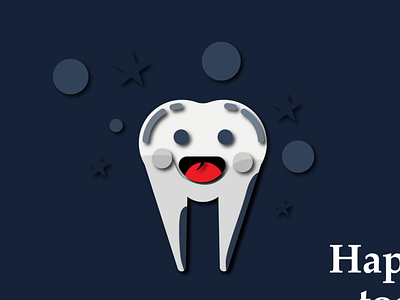 Happy Tooth concept idea illustration illustrator logo theme design ux design vector