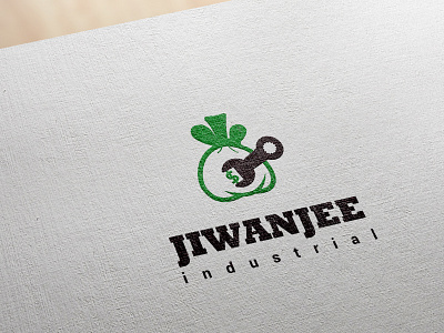 Jiwanjee Industrial logo behance dribble enveto fiverr logo logo design