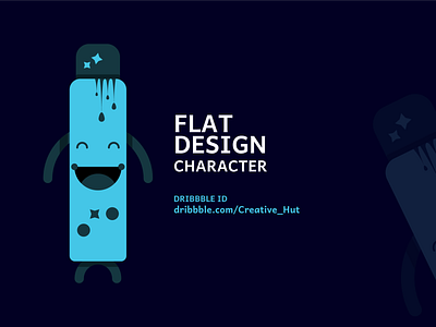 Flat Design concept flat flat design happy