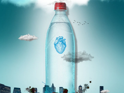 Live Water ad designer add beanding designer designer