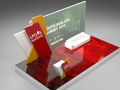 STAGE DESIGN LPG SUMMIT 3dsmax concept gas lpg stage design summit