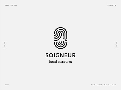 Soigneur brand brand branding design icon illustration illustrator isometric lettering lineart logo minimal typo typography vector vectors