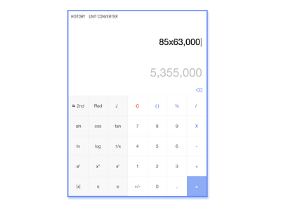 calculator #DailyUI #004