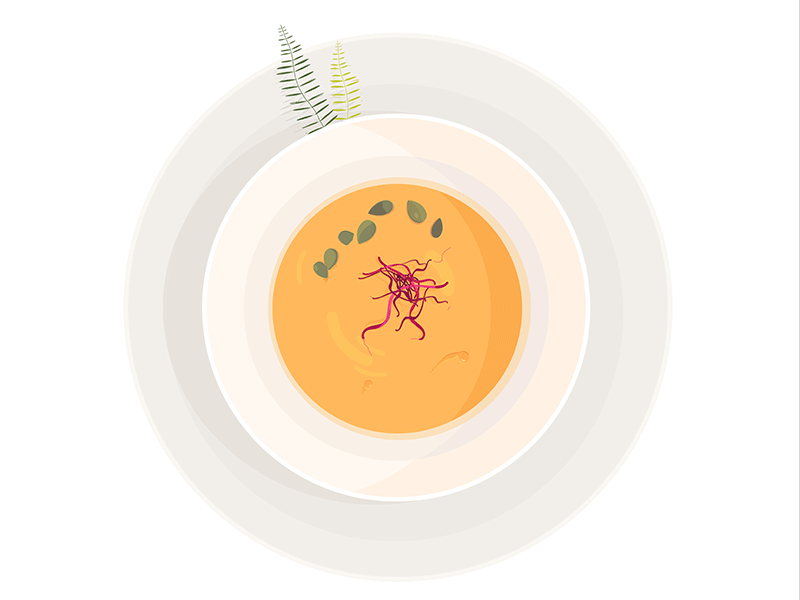 Soup food illustration illustrator soup
