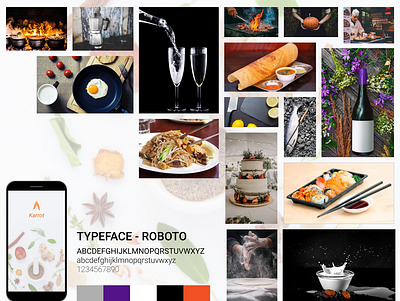 Food App - UI/UX Design Project design figma food food app logo mobile app design moodboard ui user interface design