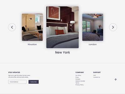 Sonder Homepage Redesign adobe xd design landing page ui ui web page