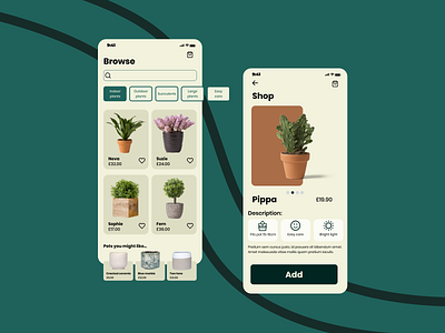 Day 012 100 daily ui 100 days challenge 100 days of ui 100daychallenge dailyui day012 design ecommerce ecommerce app ecommerce design ecommerce shop plant plant shop plant store plants ui