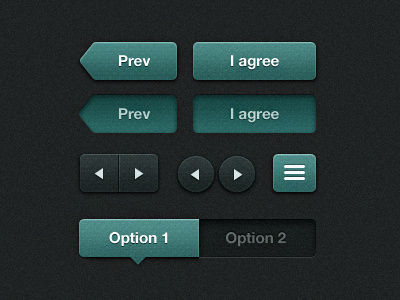 UI KIT black ver. btn design button design ui ui kit user interface