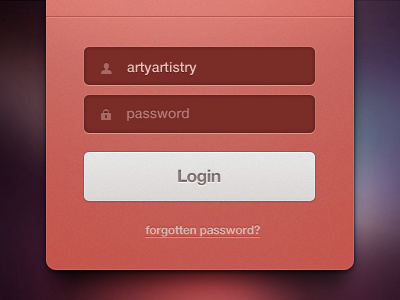 Member Login icon icon design join login loginbox member password pink rounded ui ui design ux ux design