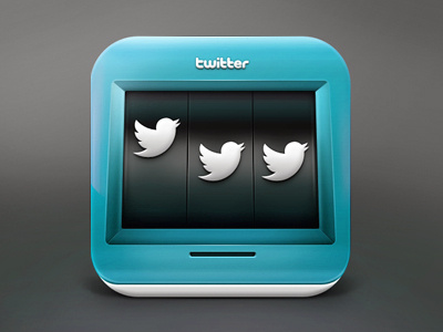 Twitter slot machine android app design application design bird blue facebook icon illust illustrator ios machine mobile mobile app slot slot machine twitter ui user experience ux
