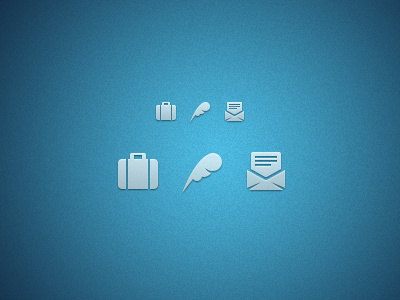Work・About・Contact [FREE PSD OF ICONS ZOMG FREE PSD] icons psd yolo