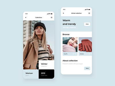 Fashion agency app application clean creative design mobile mobile ui mobile uiux ui ux web