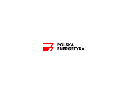 Polska Energetyka branding clean creative design logo minimal typography vector web