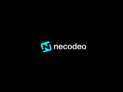 Necodeo blog management blue brand branding clean creative design e commenrce logo mark minimal typography vector visual identity