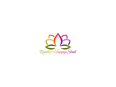 Really Happy Soul brand branding clean creative design happy logo mark minimal relaxation typography vector visual identity