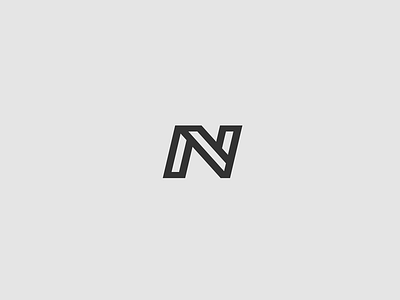 N letter agency creative design dribbble logo monogram typography