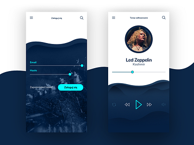 Music app creative design ui ux