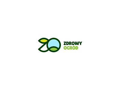Zdrowy Ogród branding creative design garden green logo typography vector