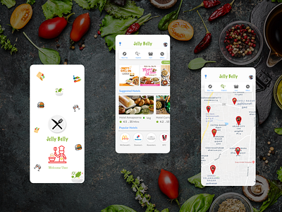 Dash adobe xd app branding design food app hotel app ui ux ux ui design