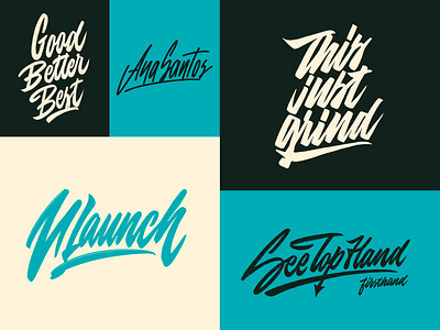 Lettering Logo Sketches Collection branding calligraphy clothing design fashion font free hand lettering identity lettering logo logotype mark packaging script sketches streetwear type typo typography