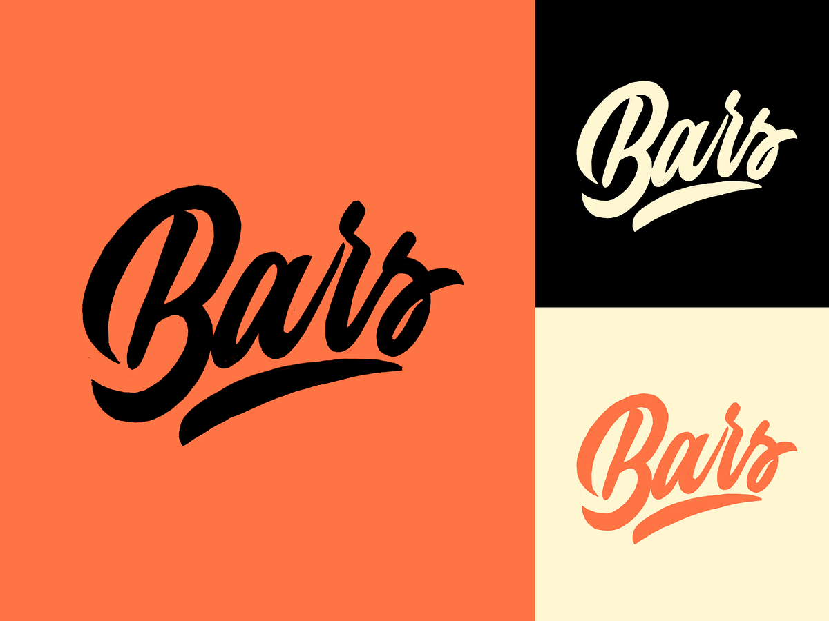 Bars - Logo Sketch for Clothing Brand from London by Yevdokimov on Dribbble