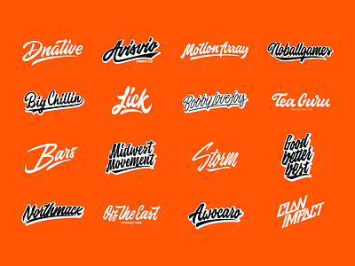 Lettering Logotypes Collection Vol.4