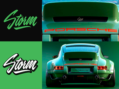 Storm - Logo for Porsche-tuning company