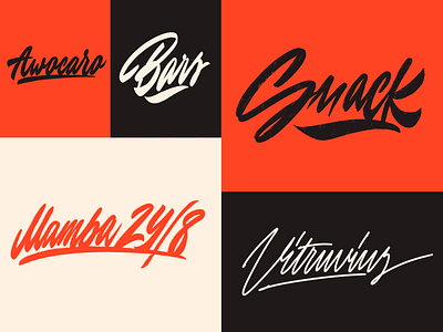 Lettering Logo Sketches Collection