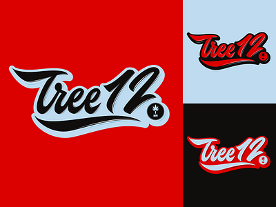 Tree12 - Lifestyle Clothing Brand from Chicago branding calligraphy clothing design fashion font free hand lettering identity lettering logo logotype mark packaging script sketches streetwear type typo typography