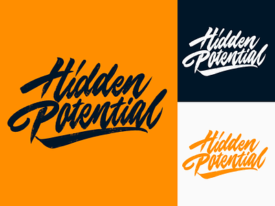 Hidden Potential - Logo Sketch for Medical Brand branding calligraphy clothing design fashion font free hand lettering identity lettering logo logotype mark packaging script sketches streetwear type typo typography