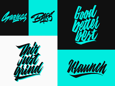 Lettering Logo Sketches Collection by Yevdokimov on Dribbble