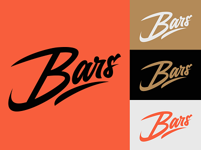 Bars - Logo for Clothing Brand from London branding calligraphy clothing design fashion font free hand lettering identity lettering logo logotype mark packaging script sketches streetwear type typo typography