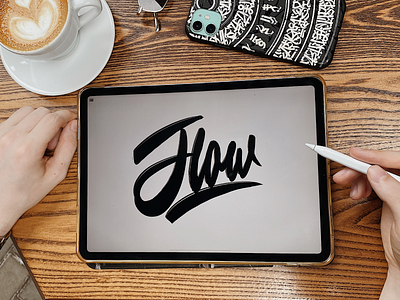 Flow - Logo Sketch for Streetwear Brand from Melbourne