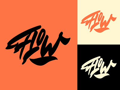 Flow - Logo Sketch for Streetwear Brand from Melbourne branding calligraphy clothing design fashion font free hand lettering identity lettering logo logotype mark packaging script sketches streetwear type typo typography