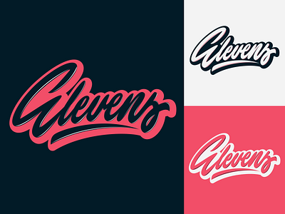 Elevens - Lettering Logo for Soccer Brand