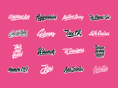 Lettering Logotypes Collection Vol.5