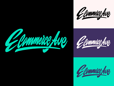 eCommerce Ave - Logo Sketch for Lifestyle Brand from Ohio