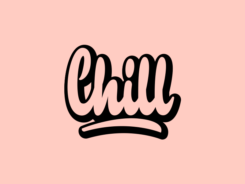 Chill - Print for Clothing Brand by Yevdokimov on Dribbble