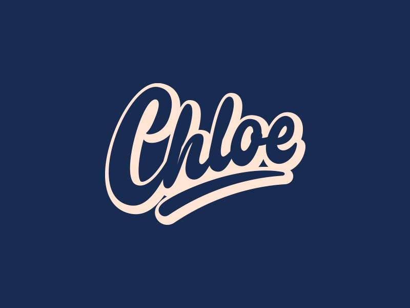 Chloe - Personal Logo by Yevdokimov on Dribbble