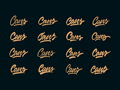 Cans - Logo Sketches for Graffiti Shop branding calligraphy clothing design font free hand lettering identity lettering logo logotype mark packaging script sketch sketches streetwear type typo typography