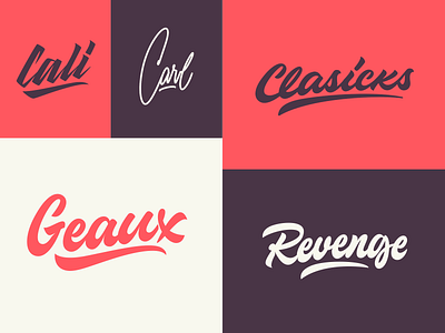 Lettering Logos Collection
