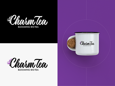Charm Tea - Logo for Tea Brand from Berlin branding calligraphy clothing design fashion font free hand lettering identity lettering logo logotype mark packaging script sketches streetwear type typo typography