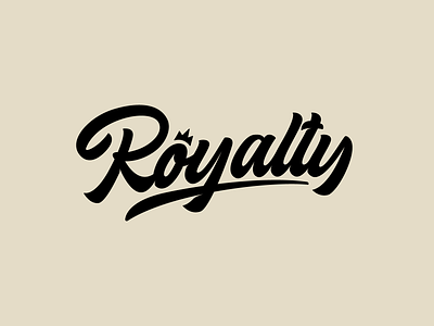 Royalty - Logo for Clothing Brand branding calligraphy clothing design fashion font free hand lettering identity lettering logo logotype mark packaging script sketches streetwear type typo typography