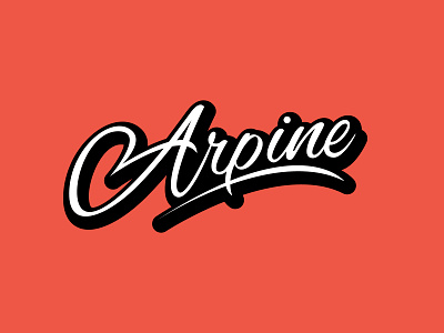 Arpine - Logo for Entrepreneur branding calligraphy clothing design fashion font free hand lettering identity lettering logo logotype mark packaging script sketches streetwear type typo typography
