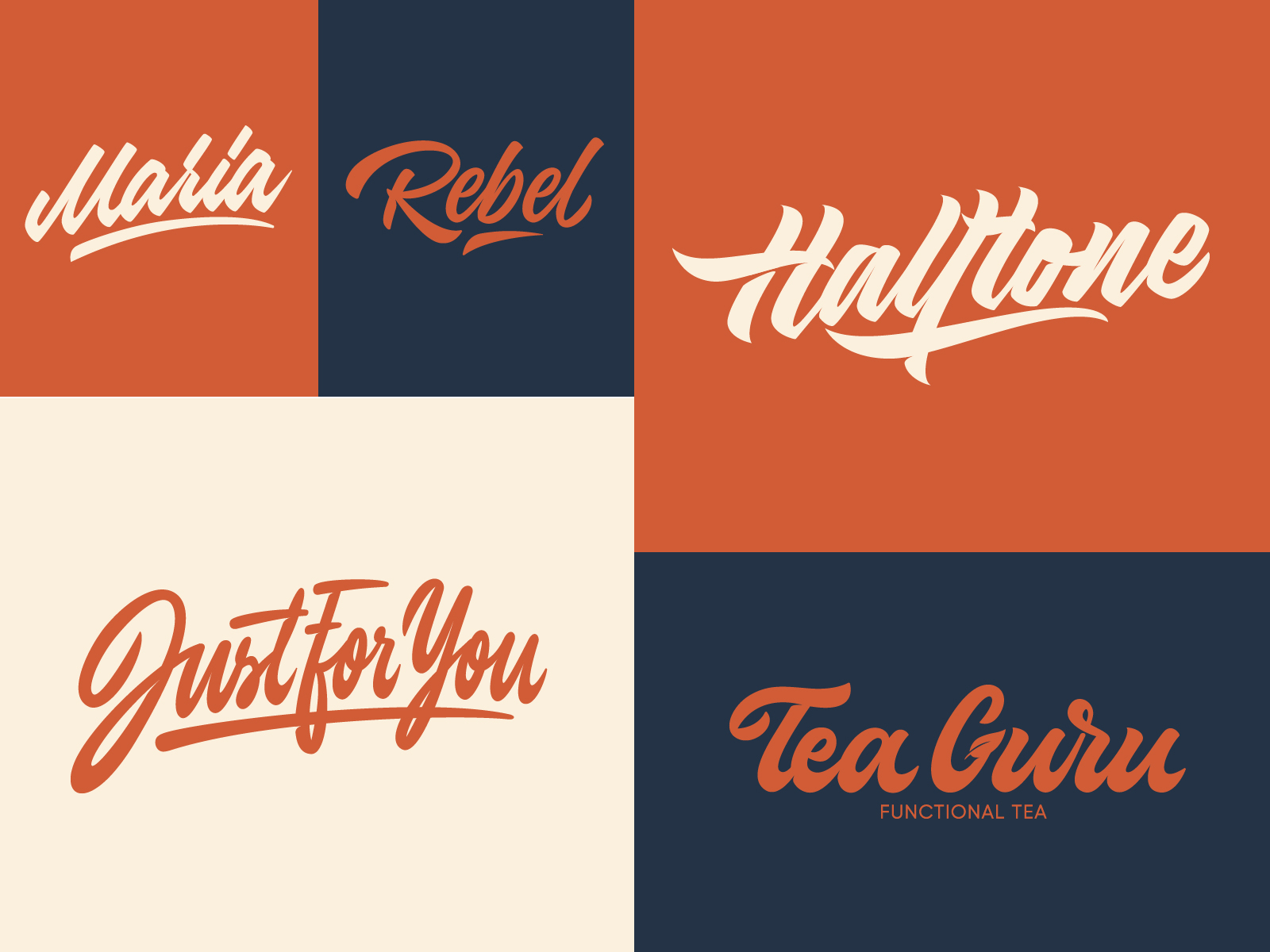 Some Lettering Logotypes by Yevdokimov on Dribbble