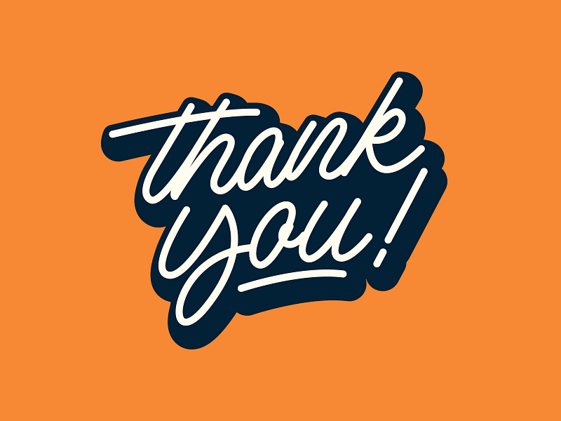 Thank You! - Logo by Yevdokimov on Dribbble