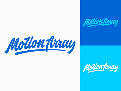 Motion Array - Logo for stock media marketplace branding calligraphy clothing design fashion font free hand lettering identity lettering logo logotype mark packaging script sketches streetwear type typo typography