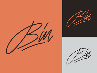 Bin - Personal Logo Sketch