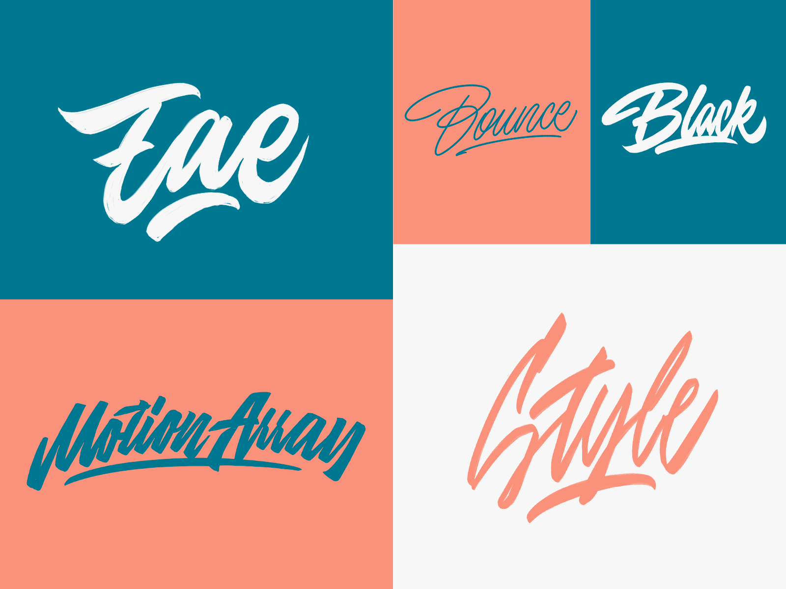 Lettering Sketches Collection by Yevdokimov on Dribbble